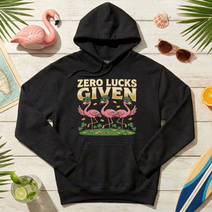 Leprechaun Flamingo Zero Lucks Given St. Patrick's Day T-Shirt - Funny Irish Beer Party Tee for Her - FlamingoAholic