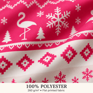 Personalized Dreaming of a Pink Christmas Flamingo Sweater & Hoodie - FlamingoAholic