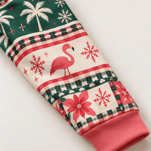 Personalized Flockin’ Around The Christmas Tree Flamingo Sweater & Hoodie - FlamingoAholic