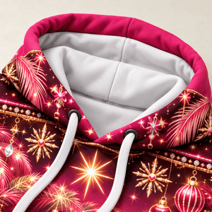 Personalized Pink Christmas Flamingo Sweater & Hoodie - FlamingoAholic