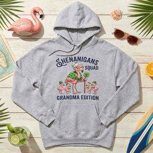 Shenanigans Squad Grandma Edition St. Patrick's Day Flamingo Shirt - Funny Irish Family Group Tee - FlamingoAholic