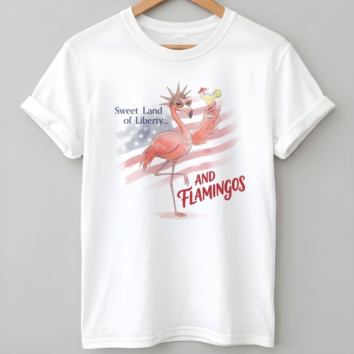 250 Years Red White & Flocking Fabulous - Patriotic Flamingo Shirt - FlamingoAholic