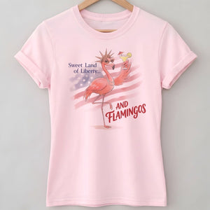 250 Years Red White & Flocking Fabulous - Patriotic Flamingo Shirt - FlamingoAholic