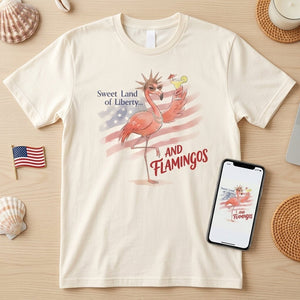 250 Years Red White & Flocking Fabulous - Patriotic Flamingo Shirt - FlamingoAholic
