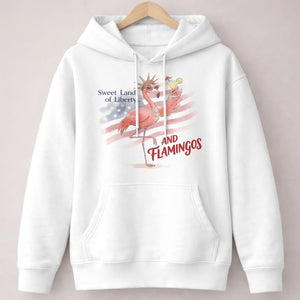 250 Years Red White & Flocking Fabulous - Patriotic Flamingo Shirt - FlamingoAholic