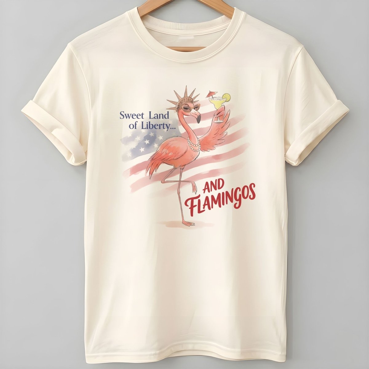 250 Years Red White & Flocking Fabulous - Patriotic Flamingo Shirt - FlamingoAholic
