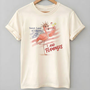 250 Years Red White & Flocking Fabulous - Patriotic Flamingo Shirt - FlamingoAholic
