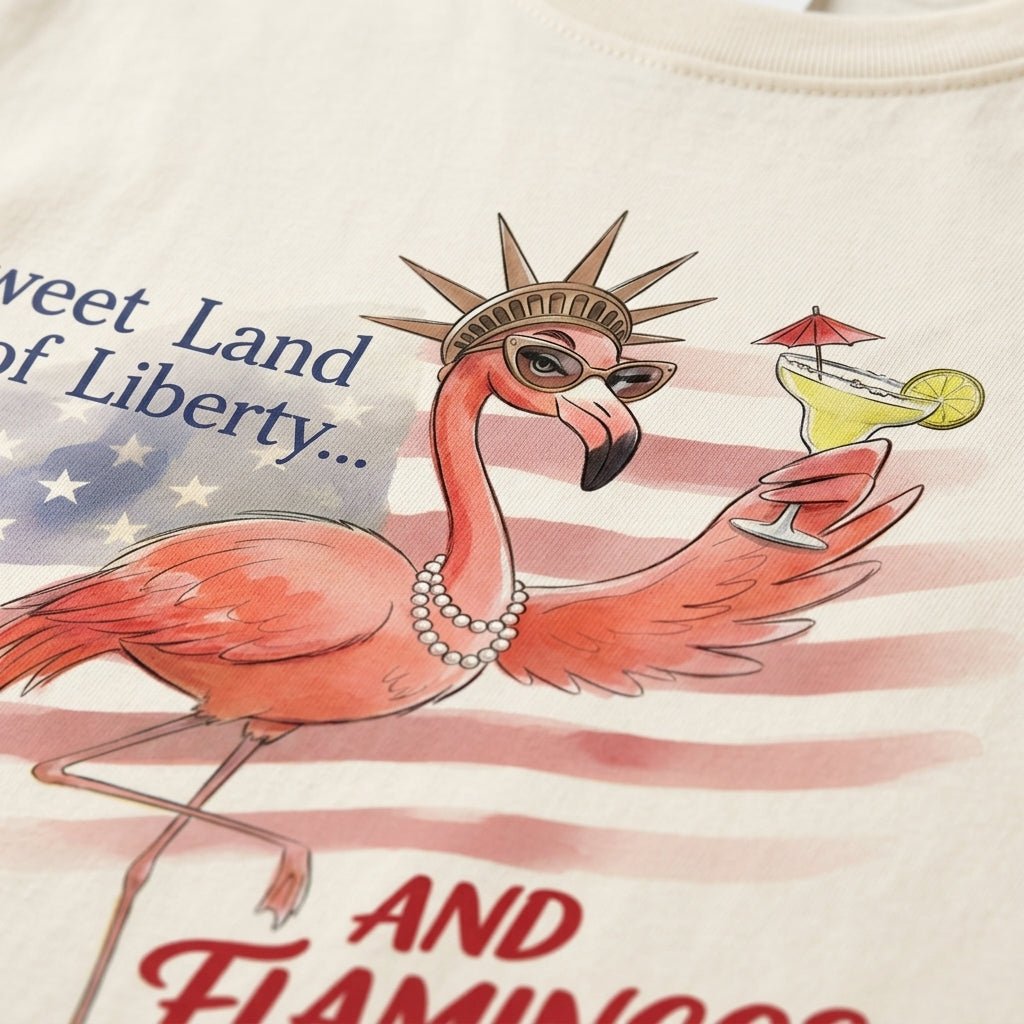 250 Years Red White & Flocking Fabulous - Patriotic Flamingo Shirt - FlamingoAholic