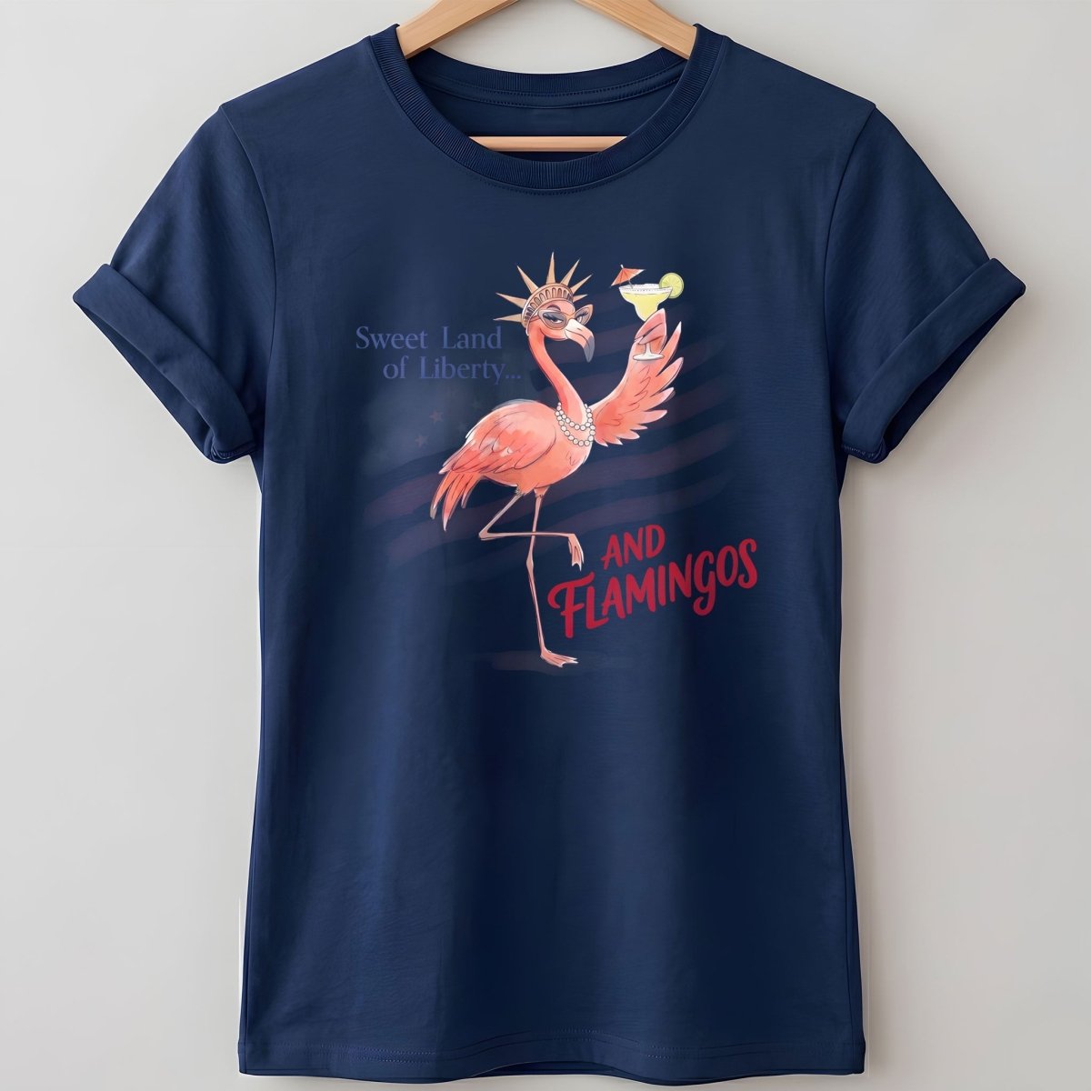 250 Years Red White & Flocking Fabulous - Patriotic Flamingo Shirt - FlamingoAholic