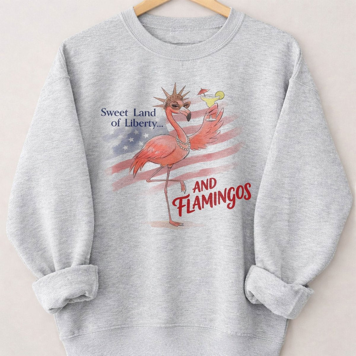 250 Years Red White & Flocking Fabulous - Patriotic Flamingo Shirt - FlamingoAholic