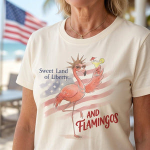 250 Years Red White & Flocking Fabulous - Patriotic Flamingo Shirt - FlamingoAholic