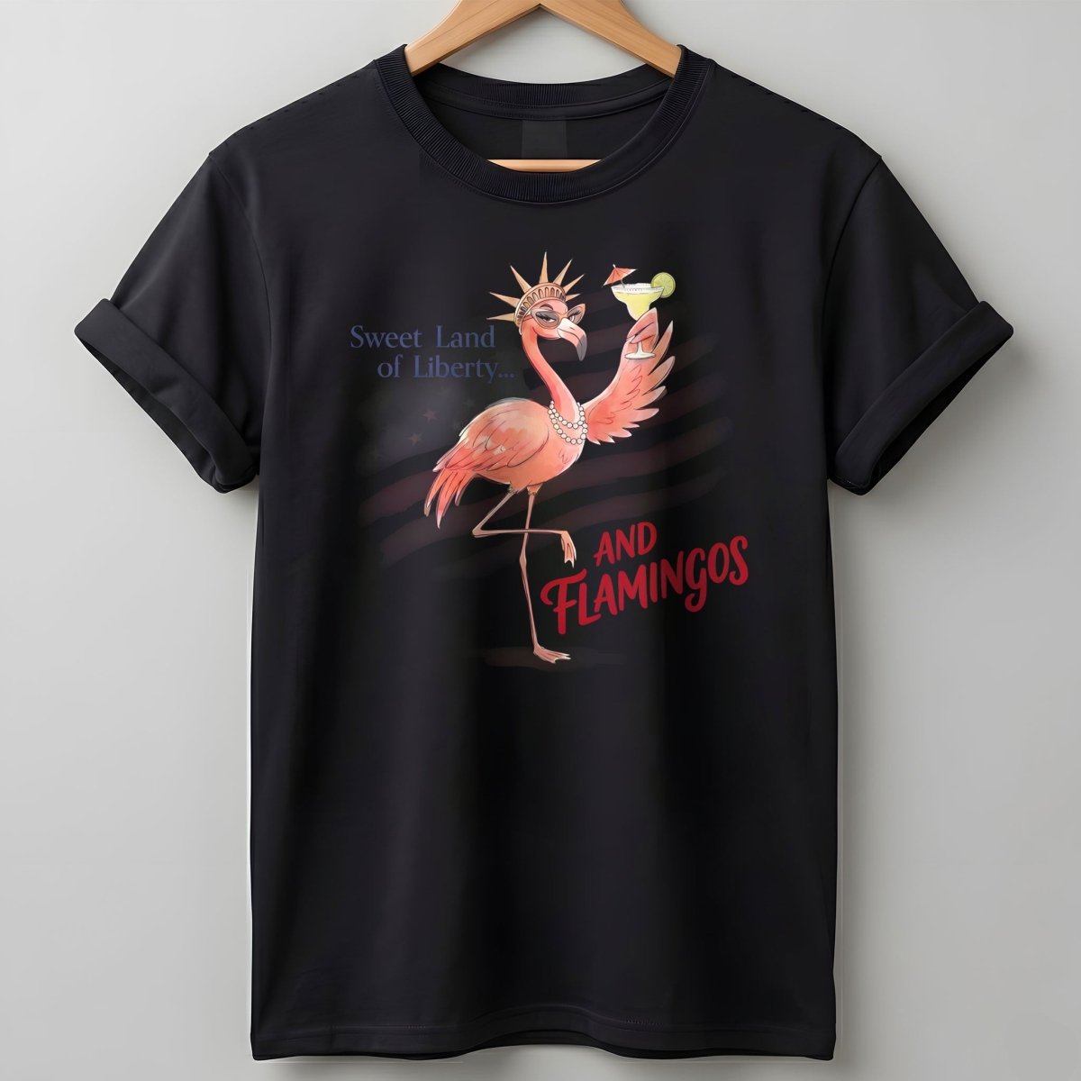 250 Years Red White & Flocking Fabulous - Patriotic Flamingo Shirt - FlamingoAholic