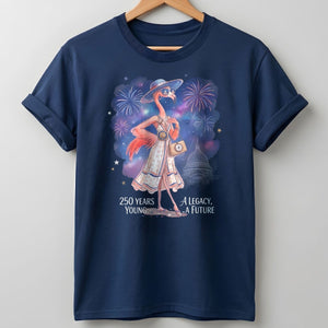 250 Years Young A Legacy A Future Flamingo July 4th Shirt - FlamingoAholic
