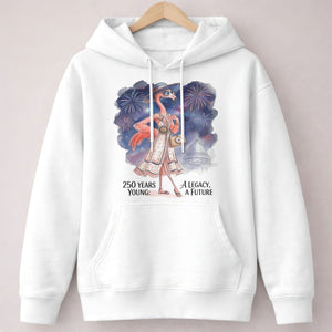 250 Years Young A Legacy A Future Flamingo July 4th Shirt - FlamingoAholic