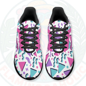 90s Retro Pickemingo Cloud Sneakers - Ultra - Comfort Shoes for Flamingo & Pickleball Fans - FlamingoAholic