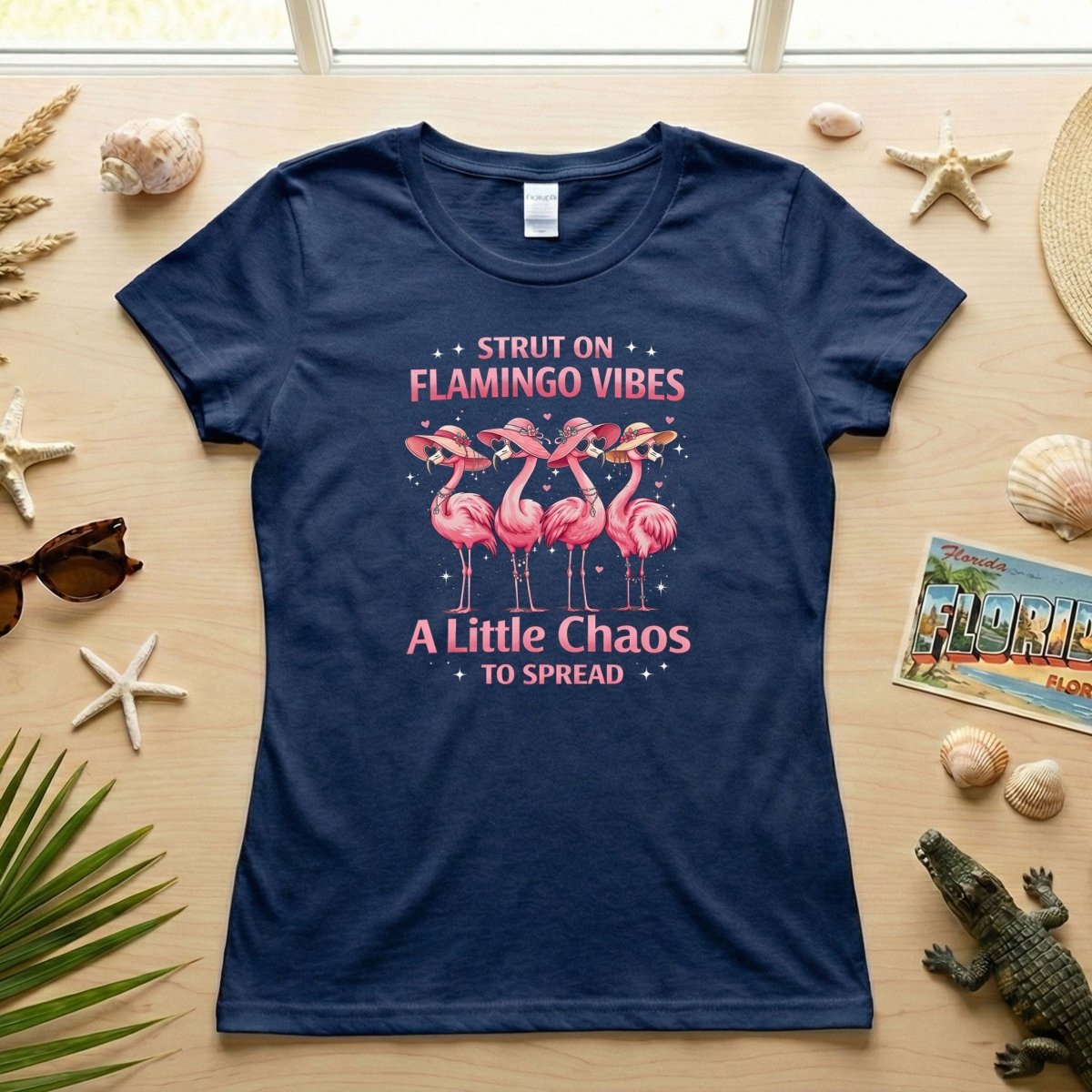 A Little Chaos - Flamingo Shirt - FlamingoAholic