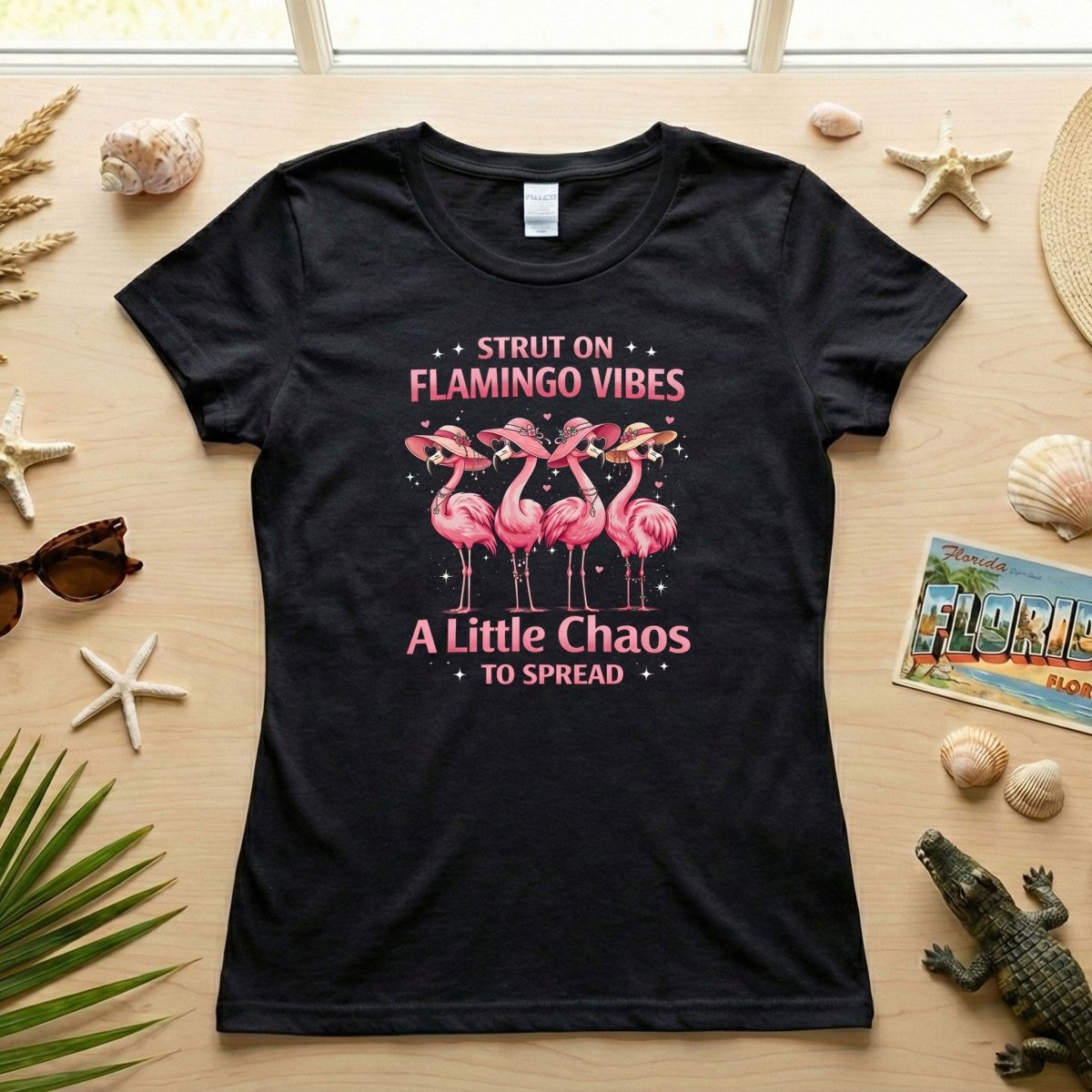 A Little Chaos - Flamingo Shirt - FlamingoAholic