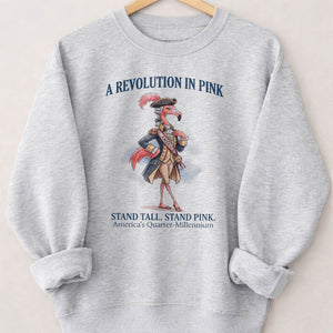 A Revolution In Pink Patriotic Flamingo America's 250 Years Shirt - FlamingoAholic