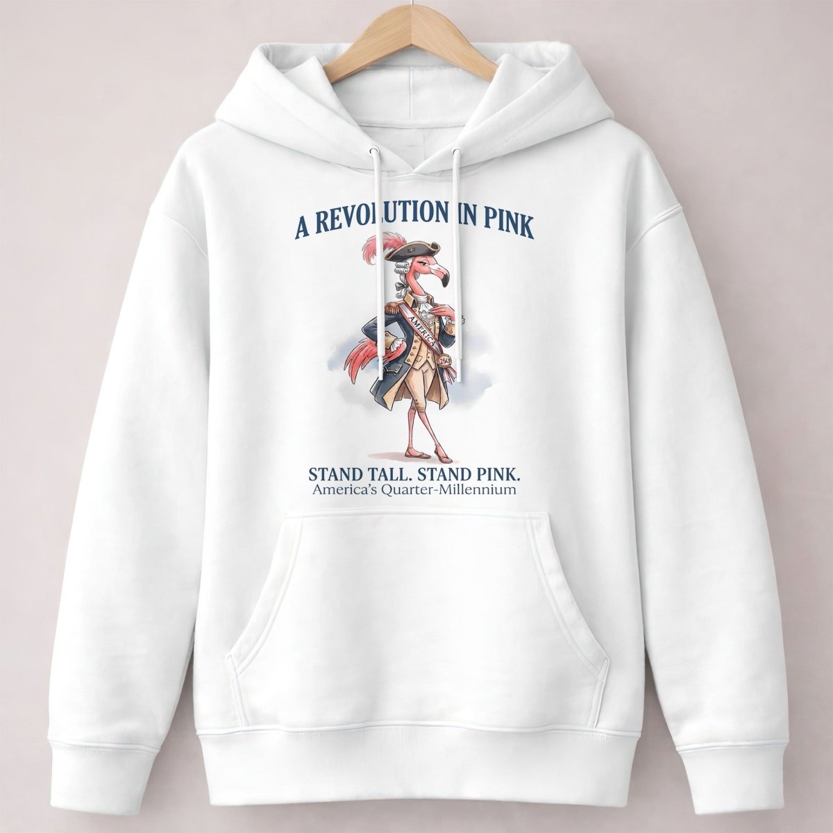 A Revolution In Pink Patriotic Flamingo America's 250 Years Shirt - FlamingoAholic
