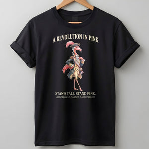 A Revolution In Pink Patriotic Flamingo America's 250 Years Shirt - FlamingoAholic