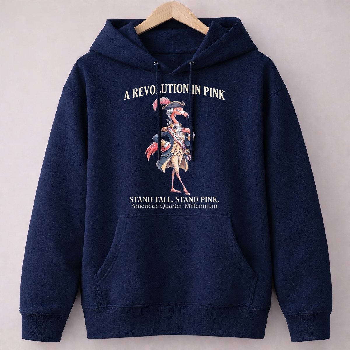 A Revolution In Pink Patriotic Flamingo America's 250 Years Shirt - FlamingoAholic