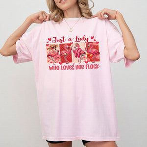 Adorable Personalized Flamingo Flock Shirt - Sisterhood Friendship Gift - FlamingoAholic