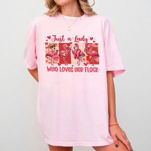 Adorable Personalized Flamingo Flock Shirt - Sisterhood Friendship Gift - FlamingoAholic