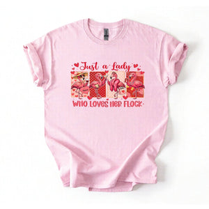 Adorable Personalized Flamingo Flock Shirt - Sisterhood Friendship Gift - FlamingoAholic