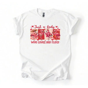 Adorable Personalized Flamingo Flock Shirt - Sisterhood Friendship Gift - FlamingoAholic