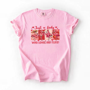 Adorable Personalized Flamingo Flock Shirt - Sisterhood Friendship Gift - FlamingoAholic