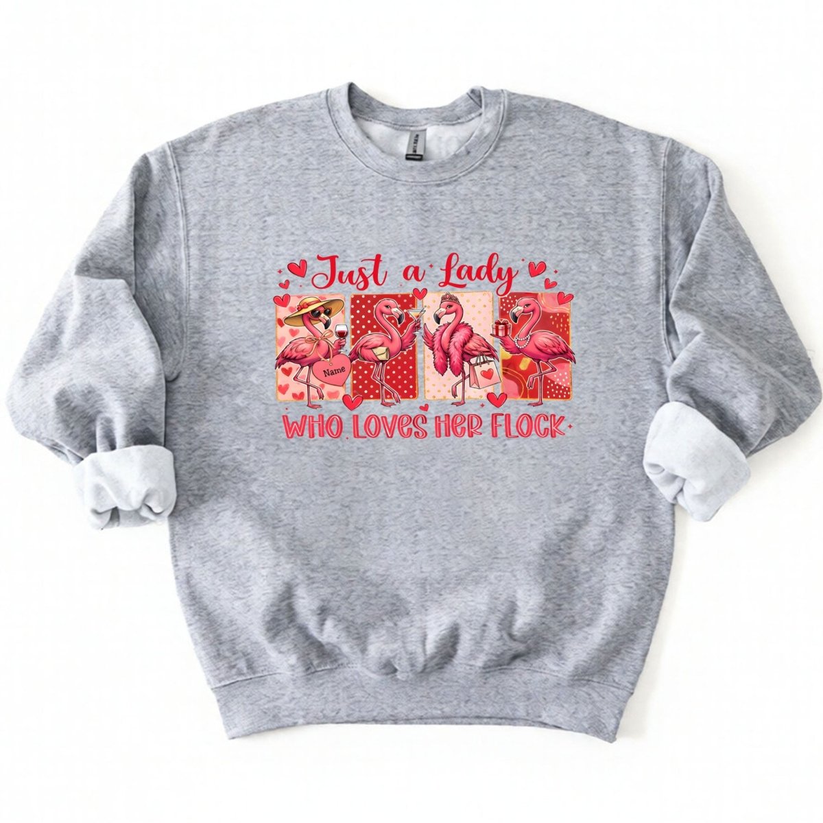 Adorable Personalized Flamingo Flock Shirt - Sisterhood Friendship Gift - FlamingoAholic