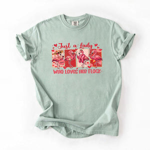 Adorable Personalized Flamingo Flock Shirt - Sisterhood Friendship Gift - FlamingoAholic