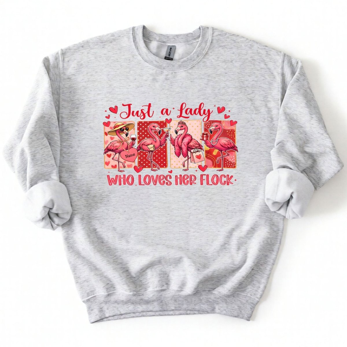Adorable Personalized Flamingo Flock Shirt - Sisterhood Friendship Gift - FlamingoAholic