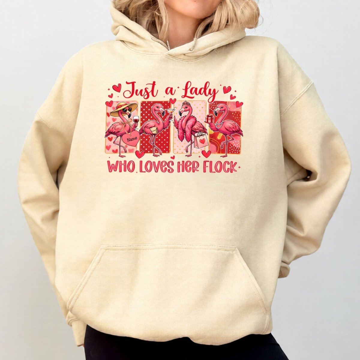 Adorable Personalized Flamingo Flock Shirt - Sisterhood Friendship Gift - FlamingoAholic