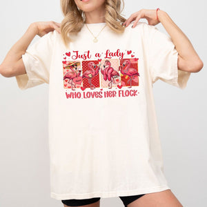 Adorable Personalized Flamingo Flock Shirt - Sisterhood Friendship Gift - FlamingoAholic
