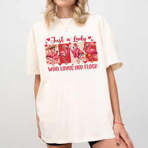Adorable Personalized Flamingo Flock Shirt - Sisterhood Friendship Gift - FlamingoAholic