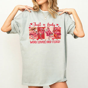 Adorable Personalized Flamingo Flock Shirt - Sisterhood Friendship Gift - FlamingoAholic