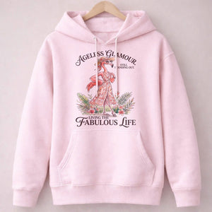 Ageless Glamour Still Standing Out Living The Fabulous Life Flamingo Shirt - FlamingoAholic