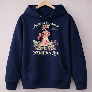 Ageless Glamour Still Standing Out Living The Fabulous Life Flamingo Shirt - FlamingoAholic