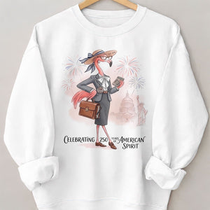 America 250 Years of American Spirit Accountant Flamingo Shirt - FlamingoAholic