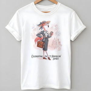 America 250 Years of American Spirit Accountant Flamingo Shirt - FlamingoAholic