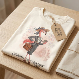 America 250 Years of American Spirit Accountant Flamingo Shirt - FlamingoAholic