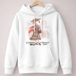 America 250 Years of American Spirit Book Lover Flamingo Shirt - FlamingoAholic
