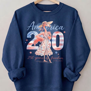 America 250 Years of American Spirit Flamingo July 4th Shirt - FlamingoAholic
