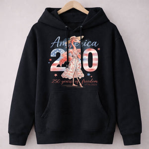 America 250 Years of American Spirit Flamingo July 4th Shirt - FlamingoAholic