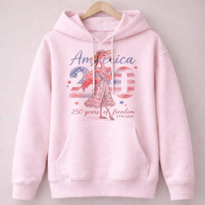America 250 Years of American Spirit Flamingo July 4th Shirt - FlamingoAholic