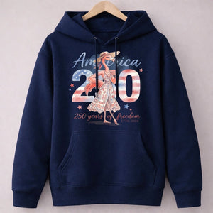 America 250 Years of American Spirit Flamingo July 4th Shirt - FlamingoAholic