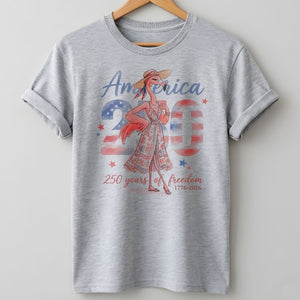 America 250 Years of American Spirit Flamingo July 4th Shirt - FlamingoAholic
