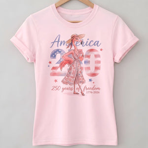 America 250 Years of American Spirit Flamingo July 4th Shirt - FlamingoAholic