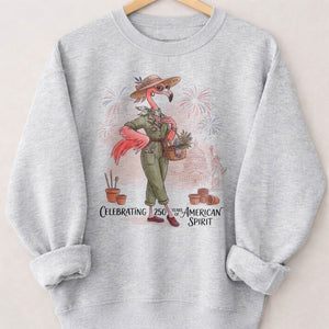 America 250 Years of American Spirit Gardening Flamingo Shirt - FlamingoAholic